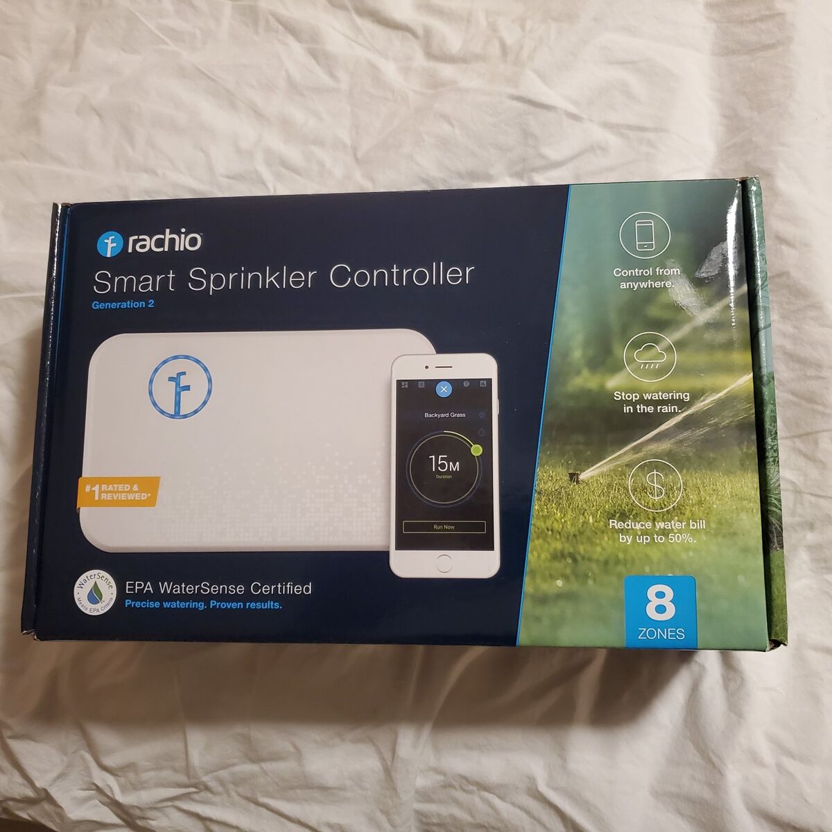 Rachio 8 zone smart sprinkler controller