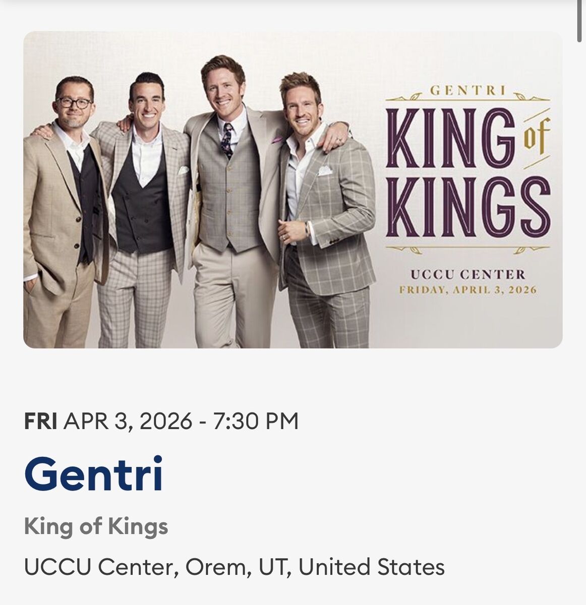 Gentril- King Of King Tickets