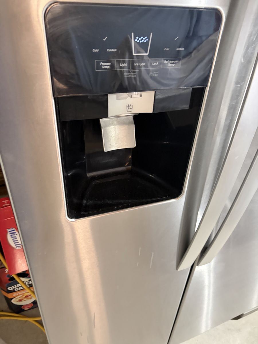 Whirlpool WRS588FIHZ02 Stainless Steel Side-by-Side Refrigerator with Ice & Water Dispenser