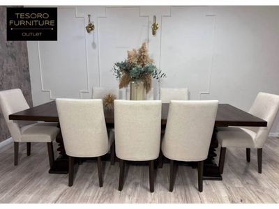 ERMA ELEGANT DINING SET WE OFFER DELIVERY