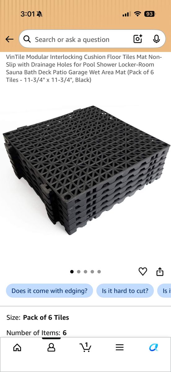 Modular Interlocking Floor Tiles