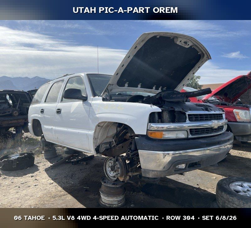 2006 Chevrolet Tahoe GMT800 Parts - UTPAP Orem