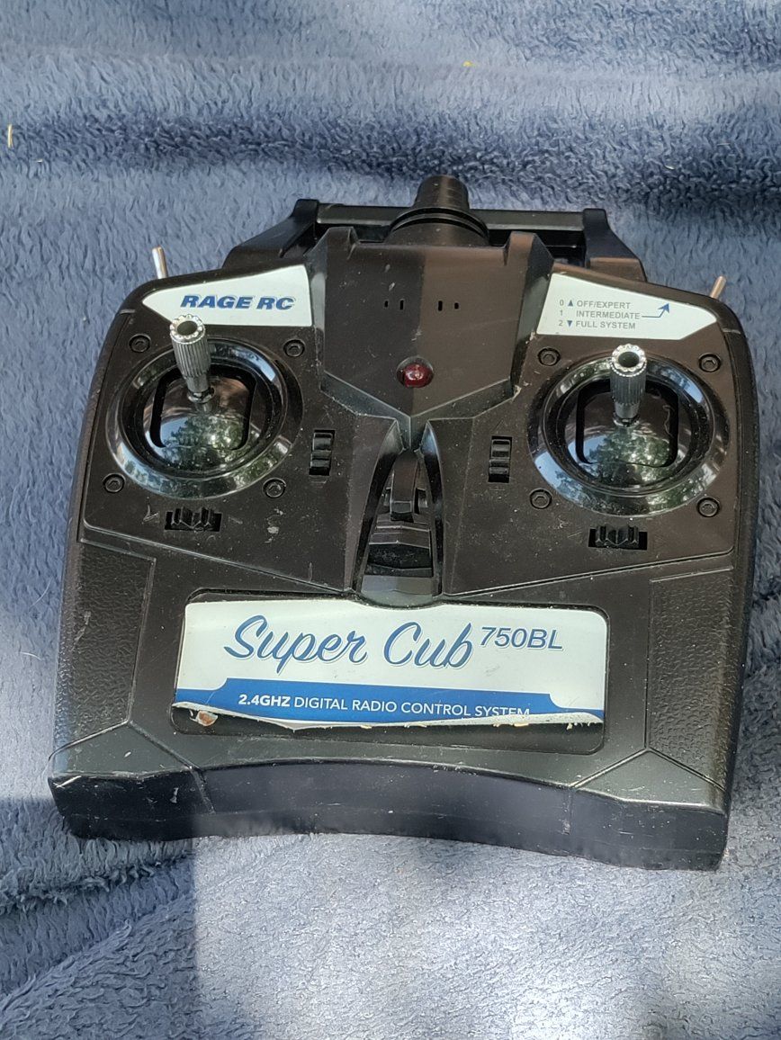 Rage RC Super Cub 750BL 2.4GHz Digital Radio Control System Transmitter