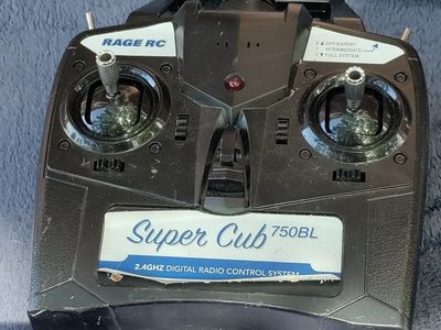Rage RC Super Cub 750BL 2.4GHz Digital Radio Control System Transmitter