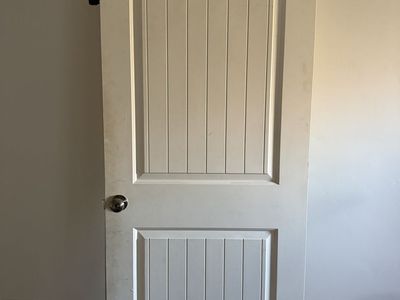 3 White Interior Paneled Doors - Ready for Renovation or Replacement