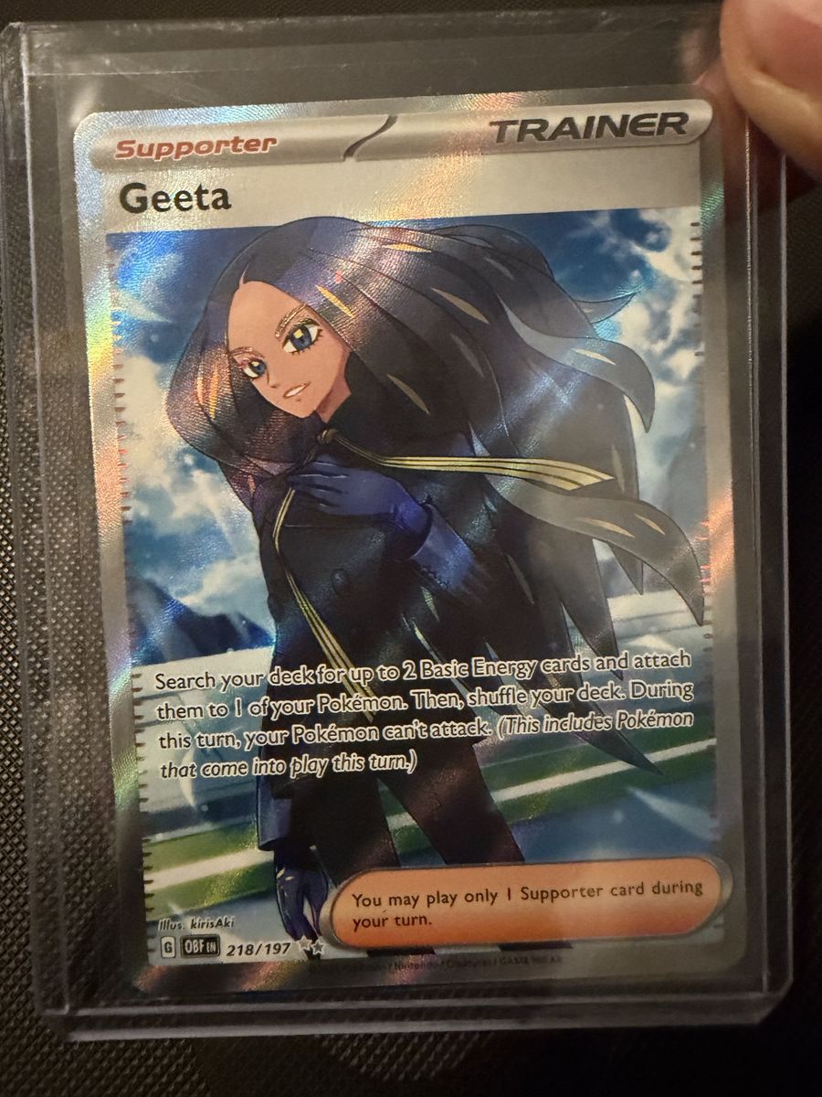 Geeta 218/197 Special Illustration Rare Trainer Pokémon Card