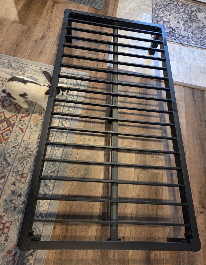 Purple Metal Twin Platform