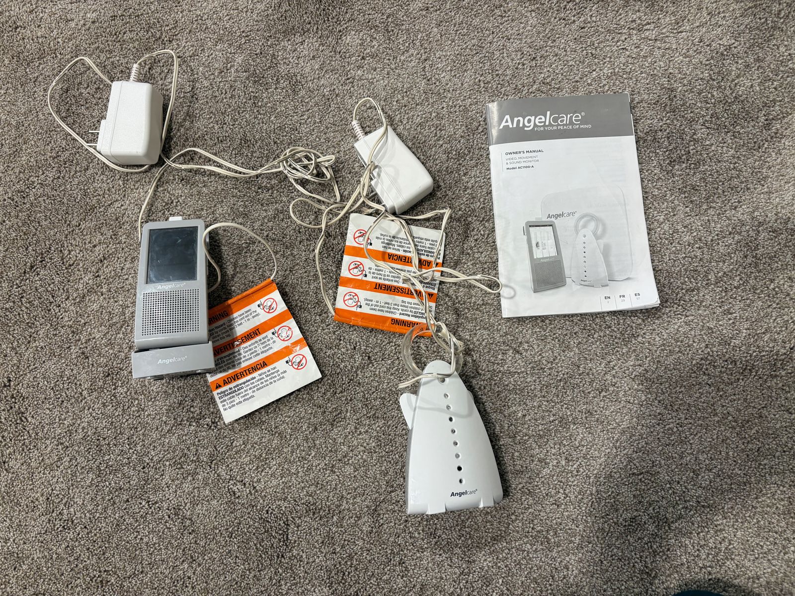 Angelcare baby monitor