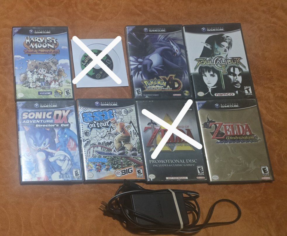 Nintendo Gamecube game bundle including PokeMon Xd! Trades considered!