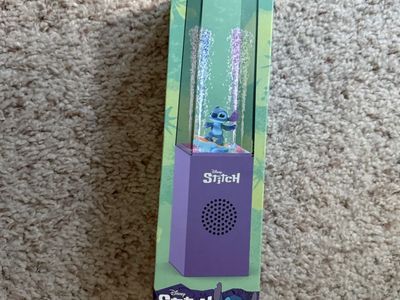 Disney Stitch Bluetooth Water Dancing Speaker with Built-in Water Fountain and RGB LED Light Show