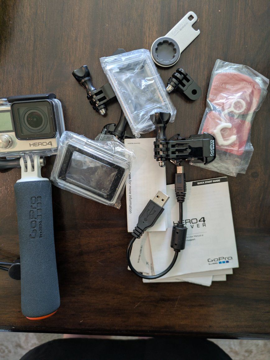 GoPro Hero 4 barely used with accessories