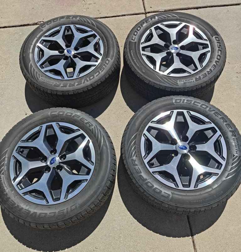 Subaru Forester factory 17 inch wheel set