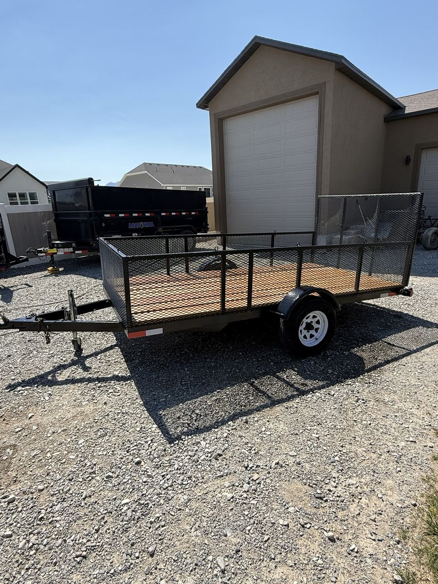 6'x12' Utility Trailer - Home-Built, New Deck, Lights, & Paint
