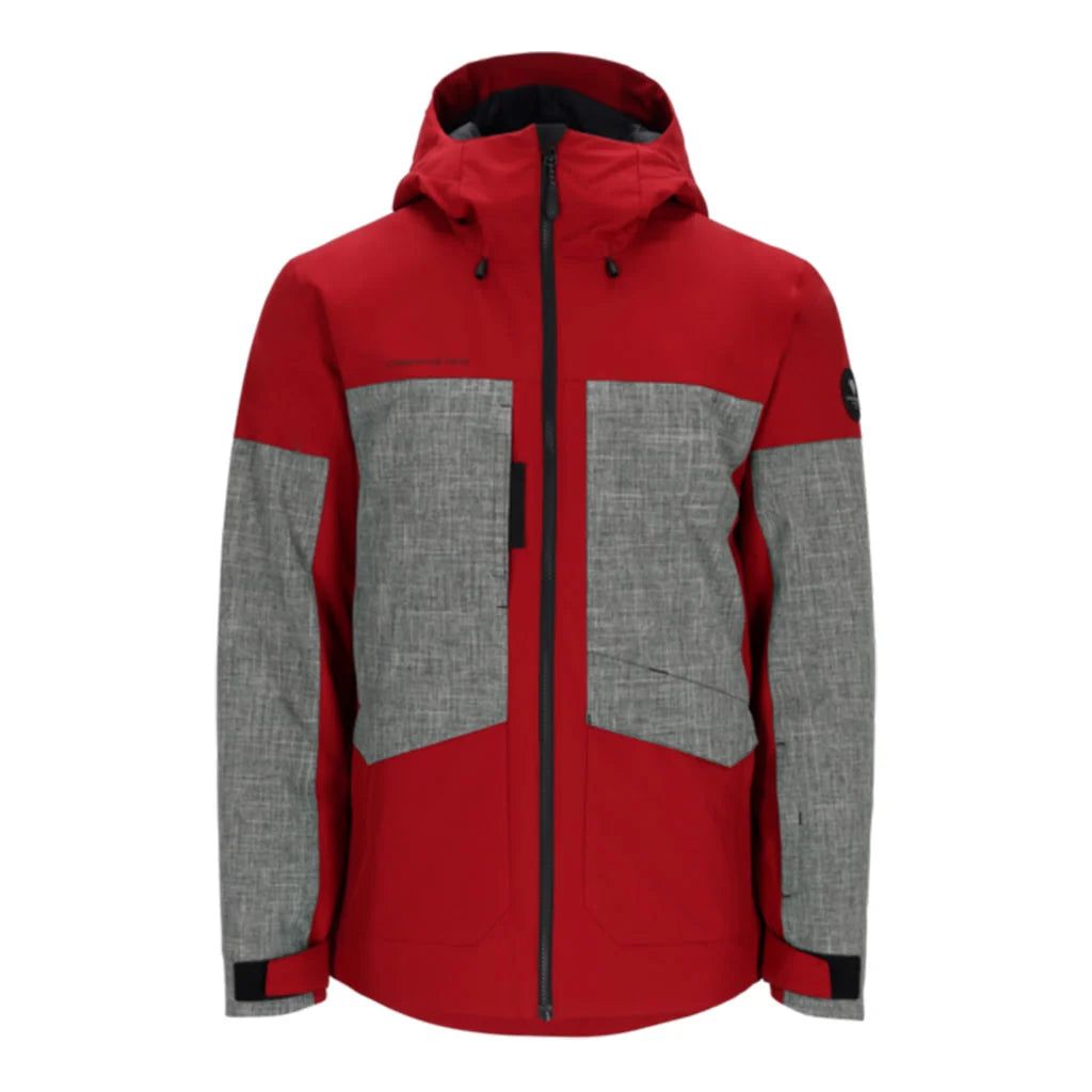 Obermeyer Mens Grommet Jacket - Rustic Red
