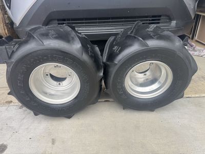 Kenda 20x12.00-8 The Trakker Paddle Tires with Rims Set of 2