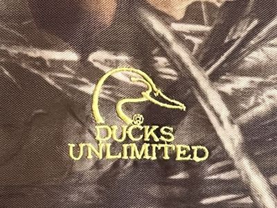 Ducks unlimited seat cushions/flotation devices for hunting or fishing boats and three life jackets