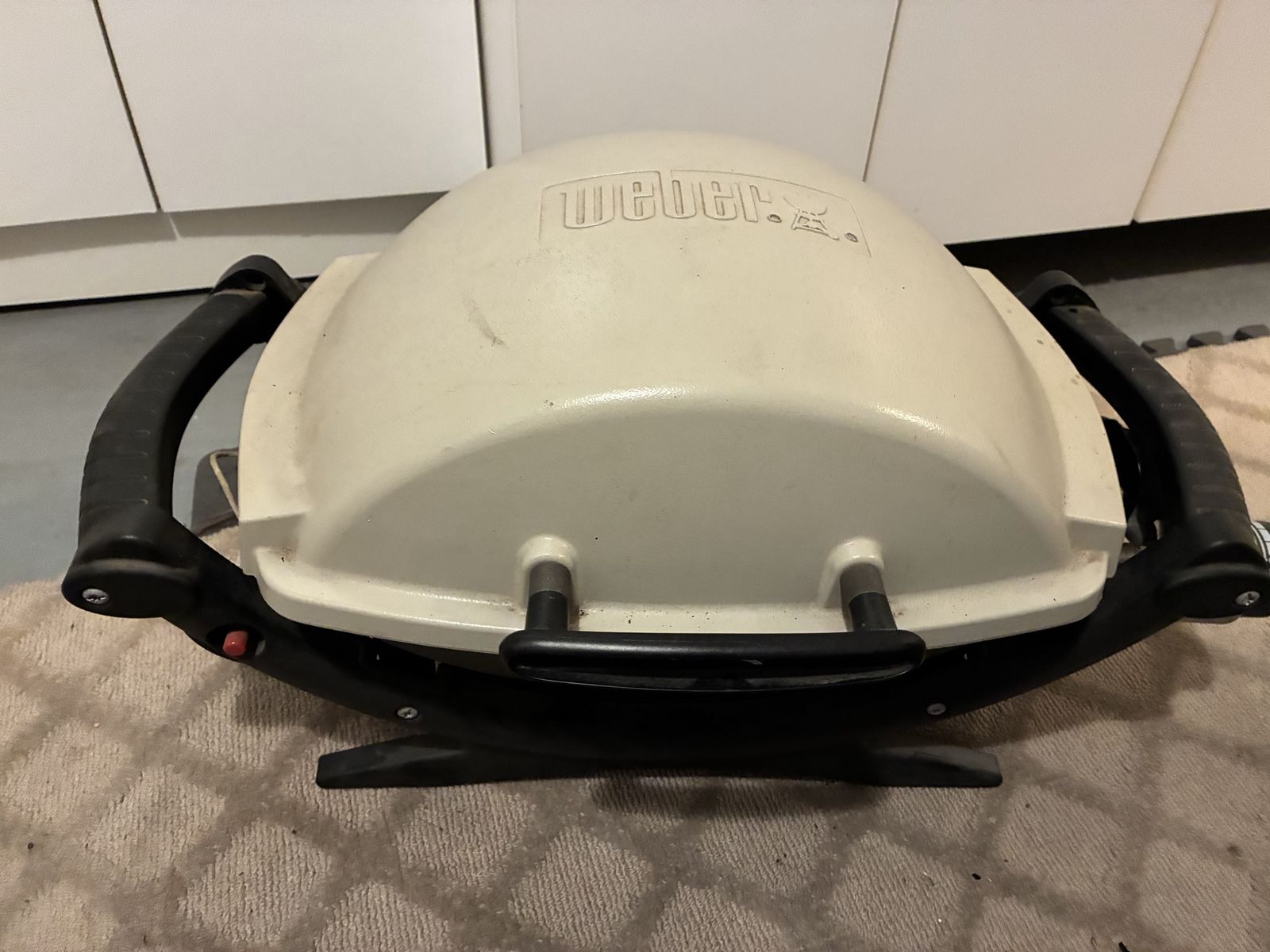 Portable Weber Propane barbecue