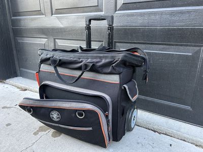 Klein Tools Rolling Tool Bag with Telescoping Handle