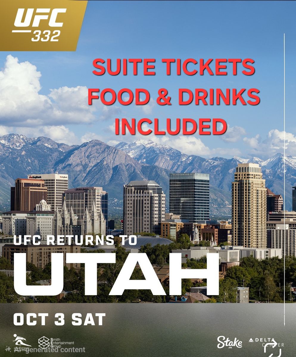 UFC 332 SUITE TICKETS 