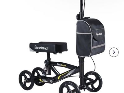 BlessReach Steerable Knee Walker Medical Scooter