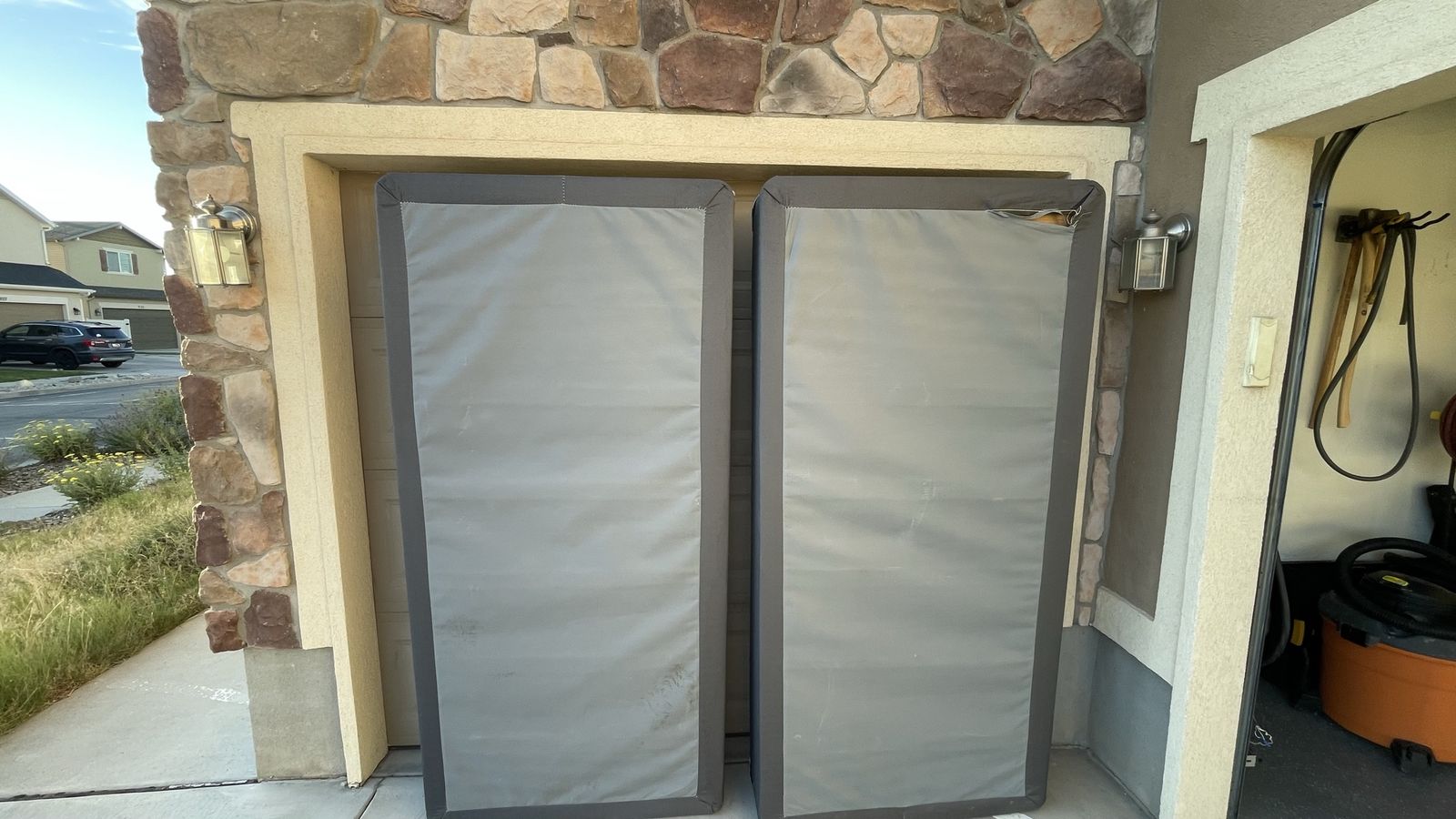 2 twin size box springs (or 1 king size) - FREE