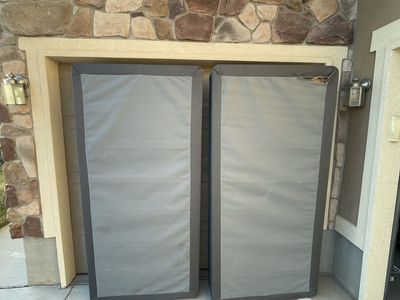 2 twin size box springs (or 1 king size) - FREE