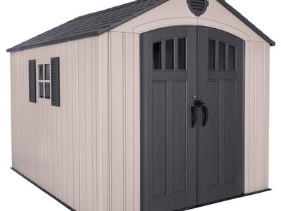Lifetime 8x10 outdoor storage shed