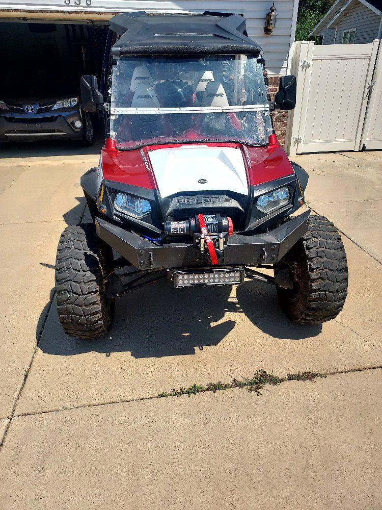 Polaris RZR 4-Seater Side-by-Side UTV with Winch and Spare Tire