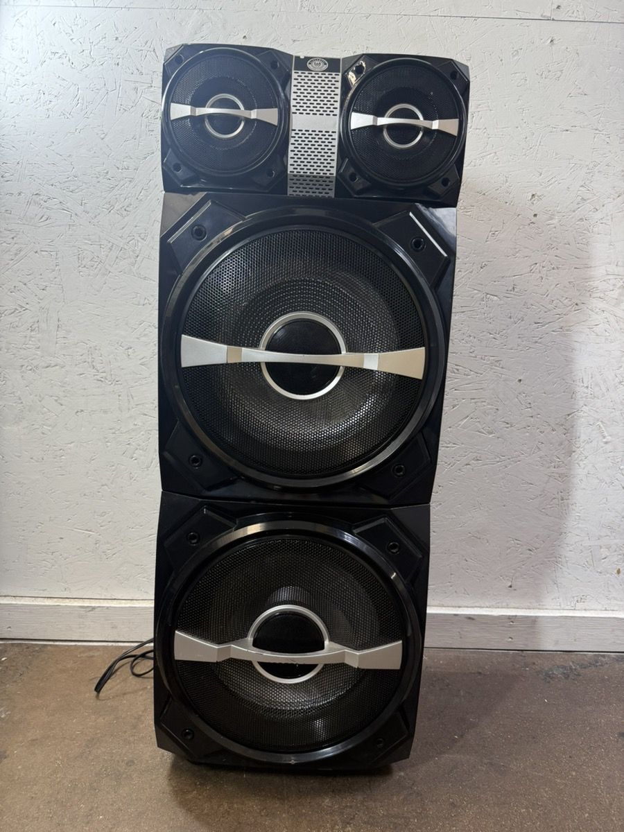BLACKMORE BJS-198BT DUAL 15" SPEAKERS BLUETOOTH, 2700W #WCP034216