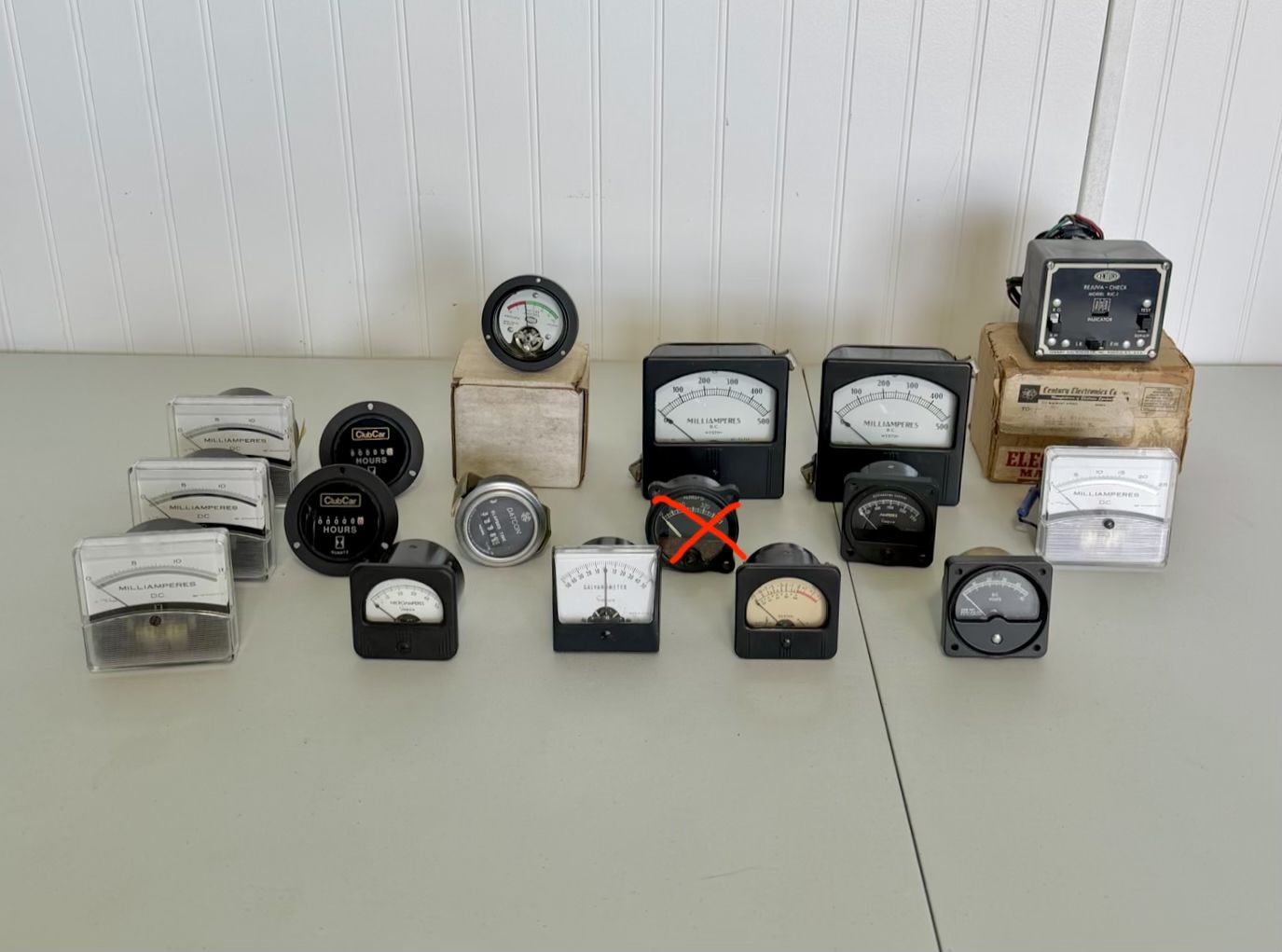 Vintage Meters & Indicators Lot of 16