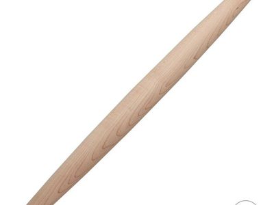French Style Tapered Rolling Pin, 20-inch L Wood, Baking Pastry Dough Tool.