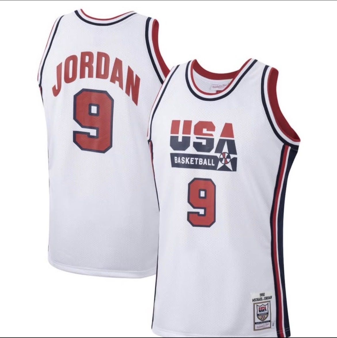 Michael Jordan #9 | XXL & 3XL | 1992 USA Dream Team | MOJ009