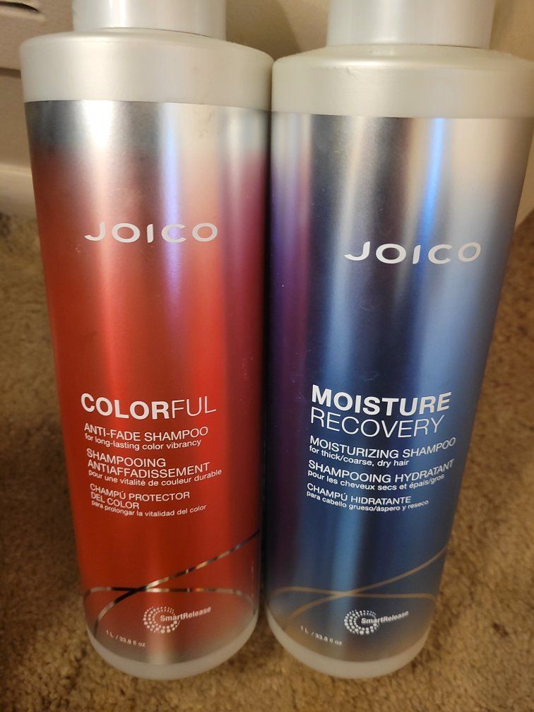 JOICO Colorful Anti-Fade & Moisture Recovery Shampoo Set - 1 Liter Each
