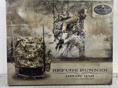 Rig 'Em Right Refuge Runner Decoy Bag Optifade Marsh - Marsh Camo New
