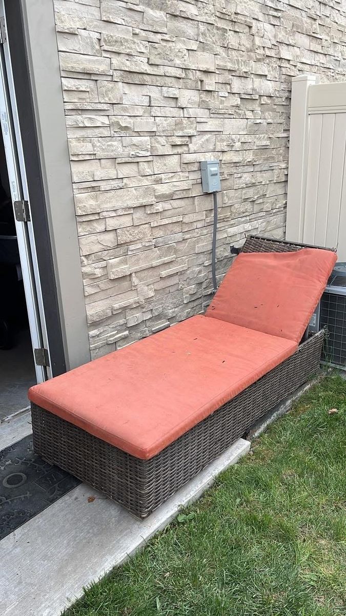 Outdoor furniture chaise