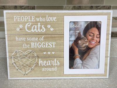 Beautiful Pitcure frame for cat lovers.