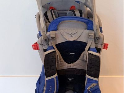 Osprey Poco Plus Child Carrier Backpack with Sunshade - Blue/Gray