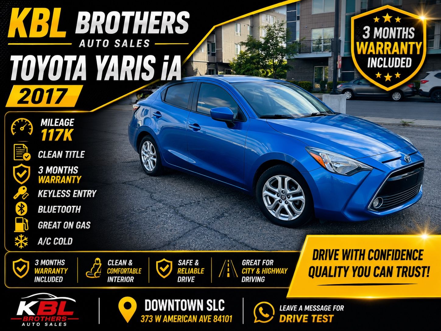 2017 Toyota Yaris Premium
