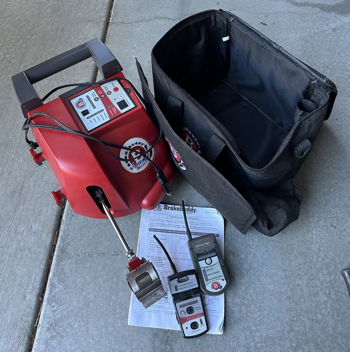 BrakeBuddy Vantage Select Portable Towed Vehicle Braking System