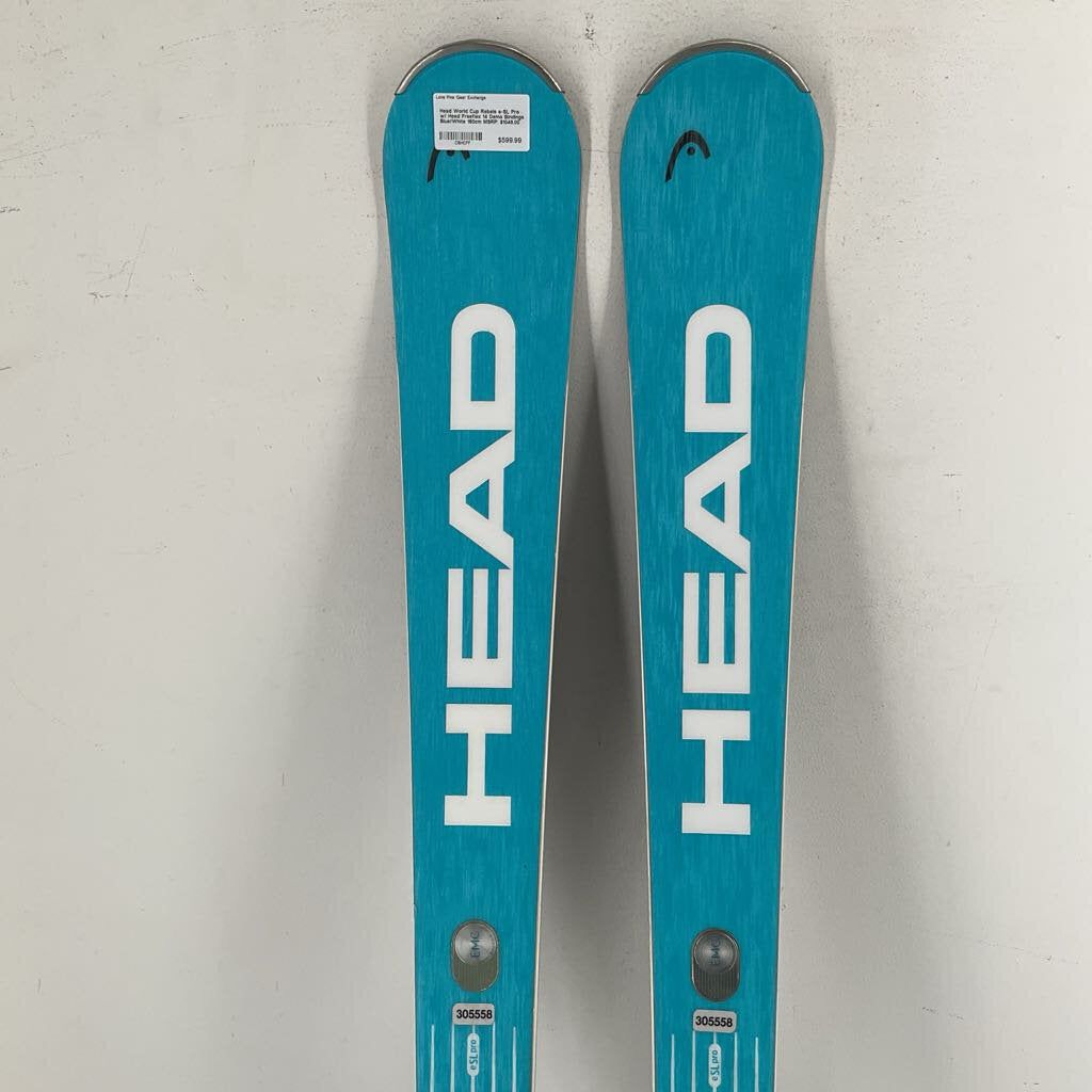 Head World Cup Rebels e-SL Pro w/ Head Freeflex 14 Demo Bindings