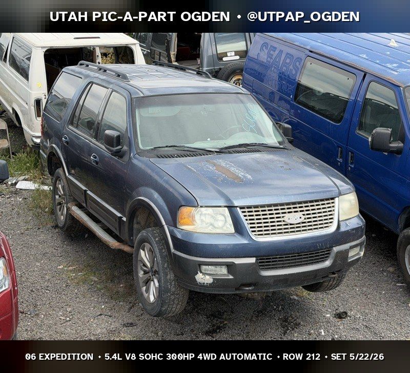2006 Ford Expedition Parts - UTPAP Ogden