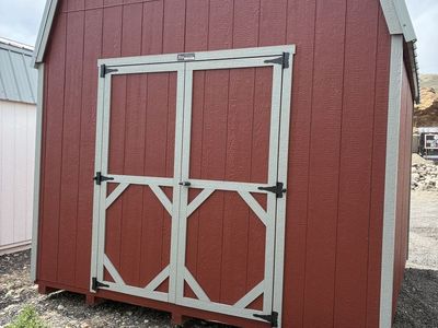 10X10 Red Hi-Side Barn Shed