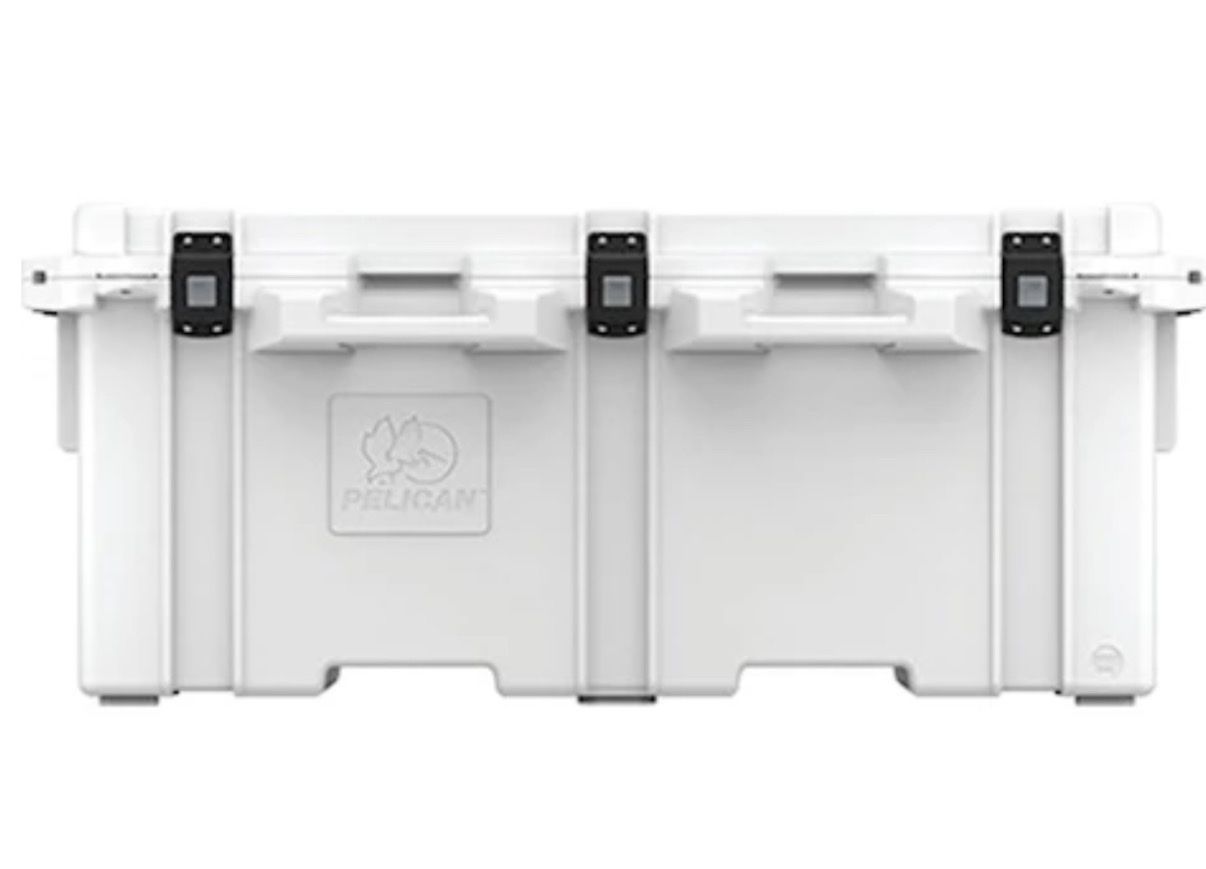 New Pelican Elite 250 QT Hard Cooler - White, 10-Day Ice Retention