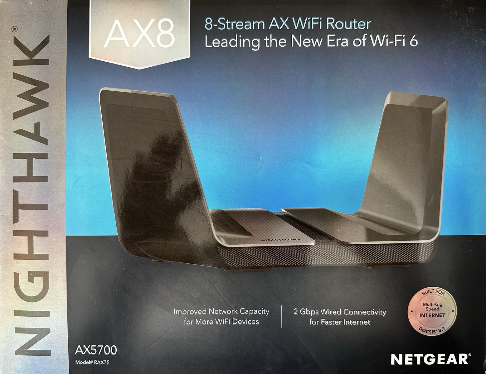 AX8 8-Stream AX WiFi Router AX5700 WiFi-6
