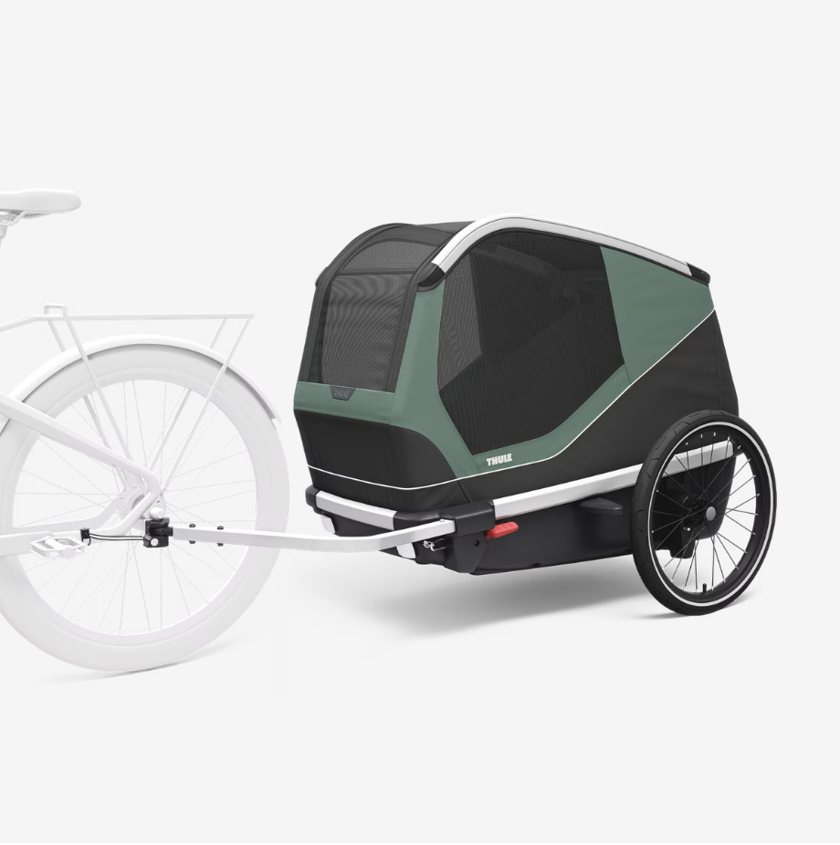 NEW IN BOX Thule Bexey Dog Bike Trailer - Large (Hazy Green)