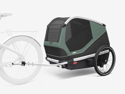 NEW IN BOX Thule Bexey Dog Bike Trailer - Large (Hazy Green)