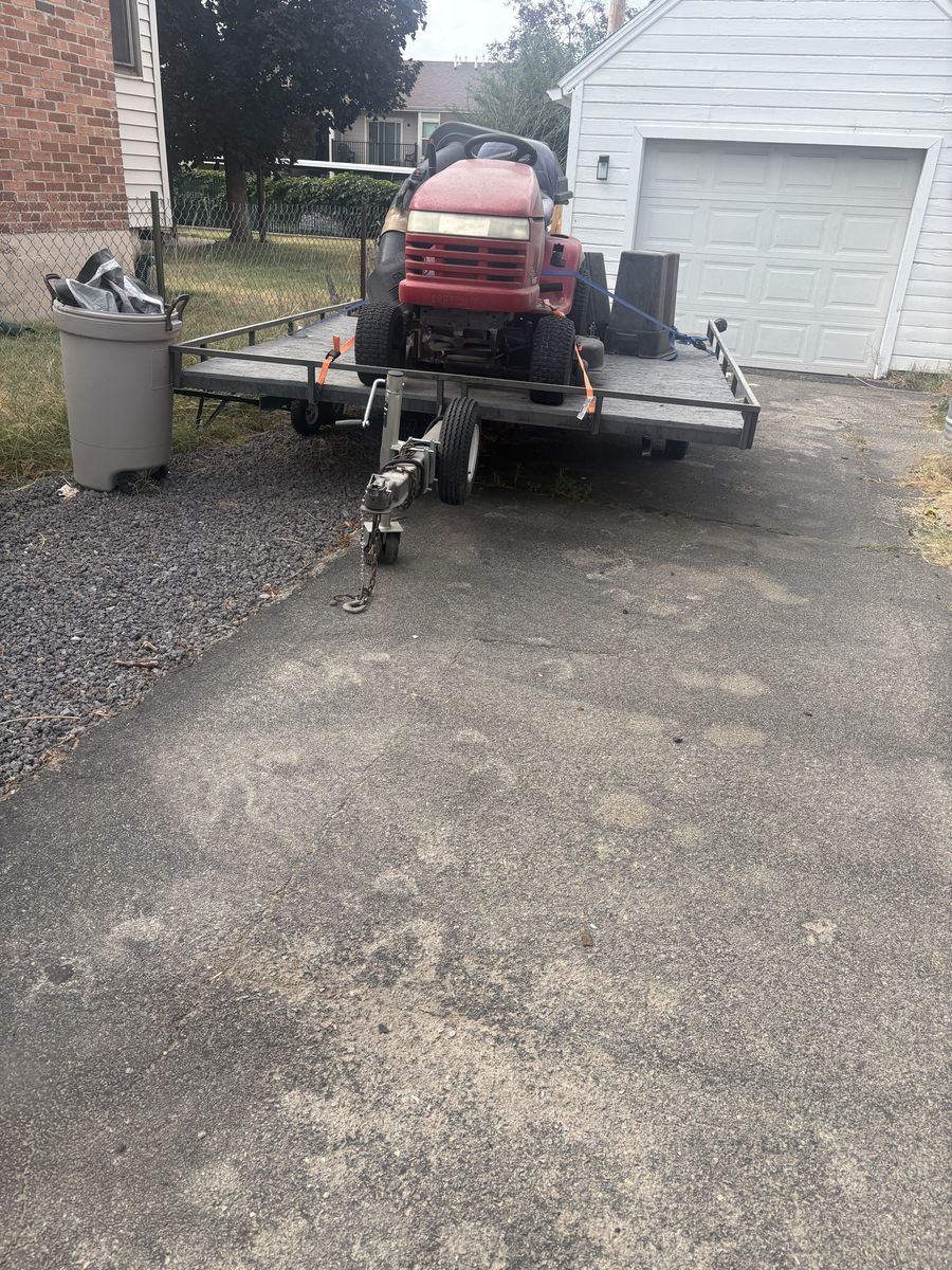 8'x10' Tilt Utility Trailer - Great for Lawn Tractors & Equipment