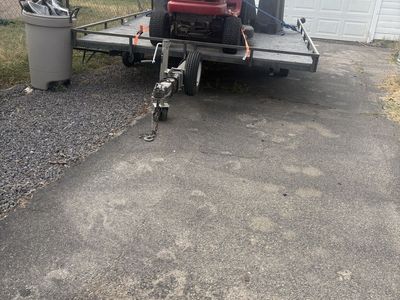 8'x10' Tilt Utility Trailer - Great for Lawn Tractors & Equipment