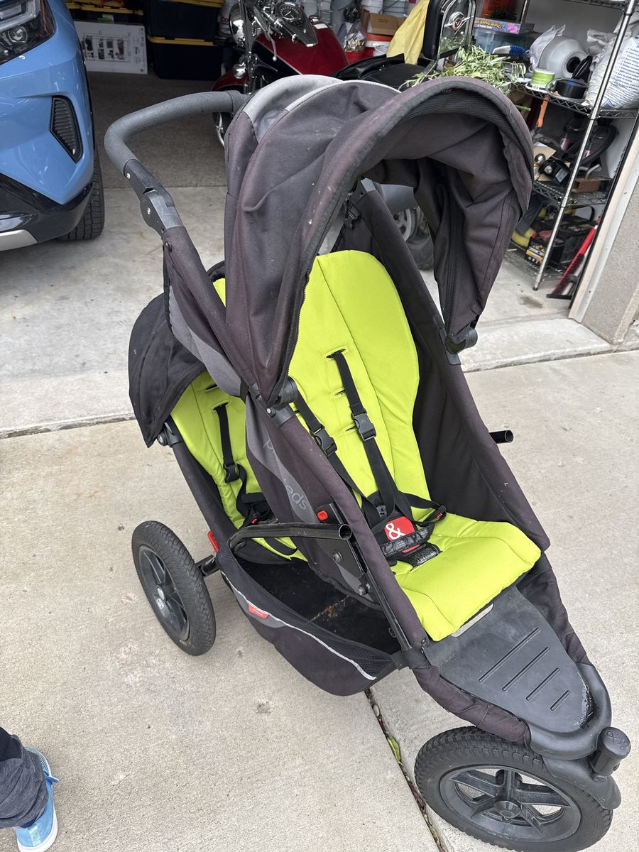 Double Phil&teds running Stroller