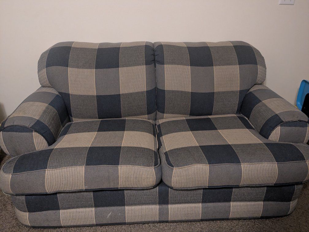 Pair of Plaid Couches